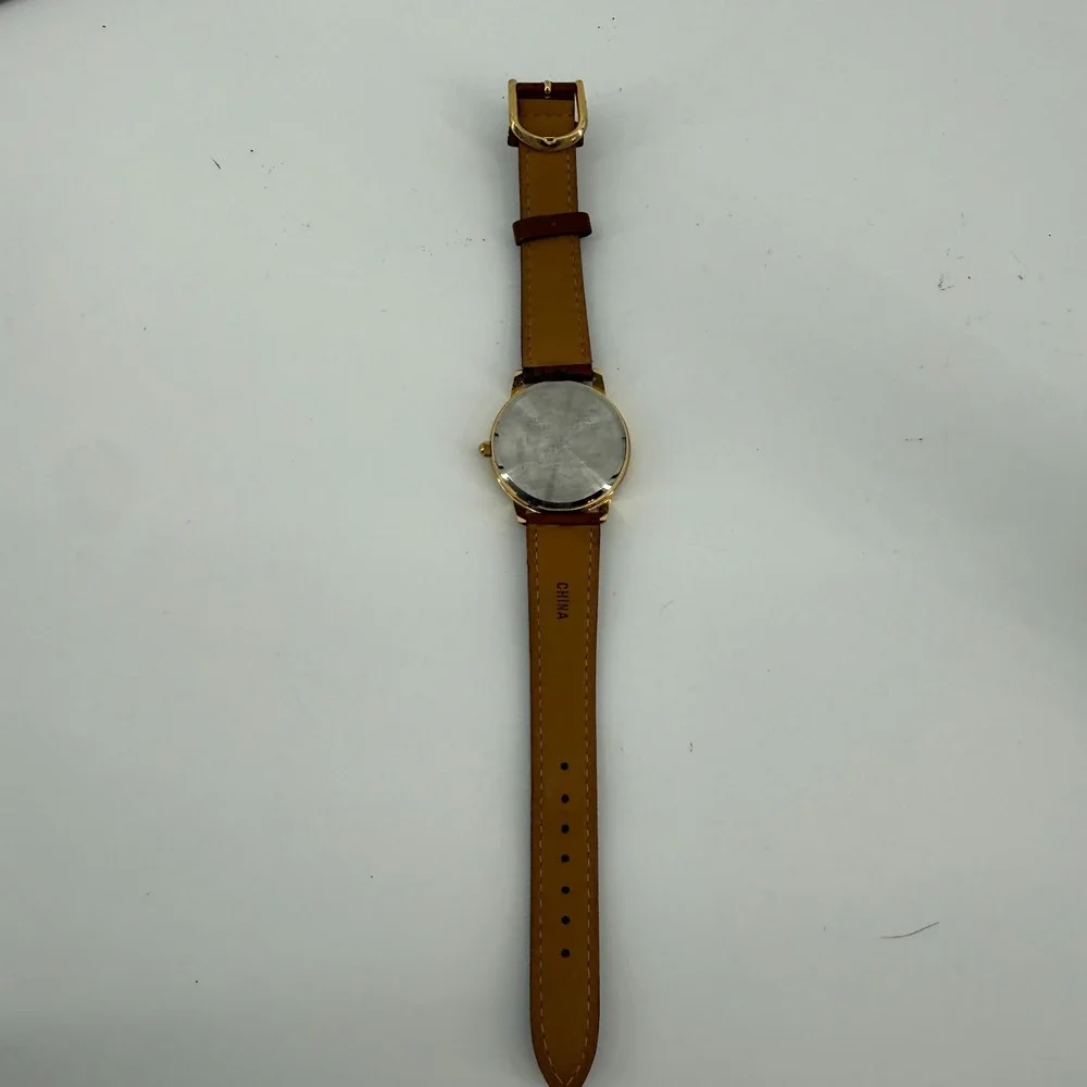 Armitron Tweety Bird Watch Water Resistant Vintage 2000 WORKS Y2K‎ Brown Band